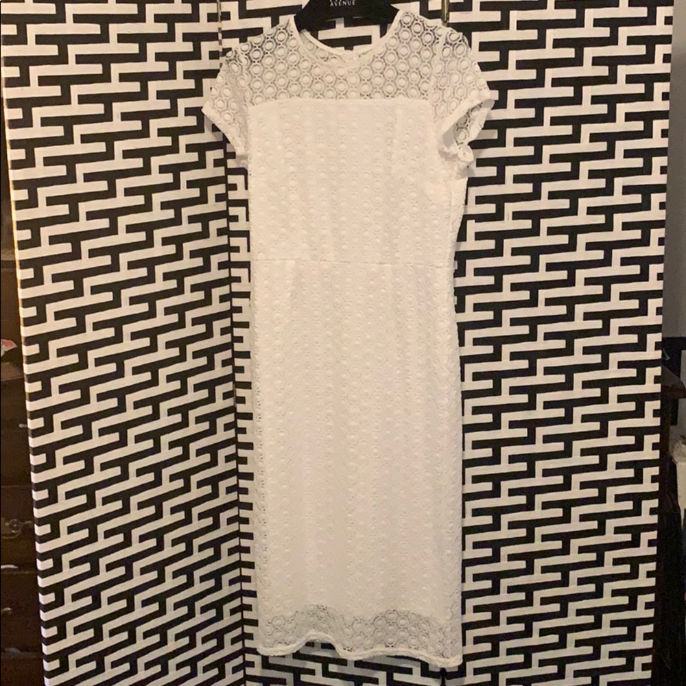 White Knit Dress
